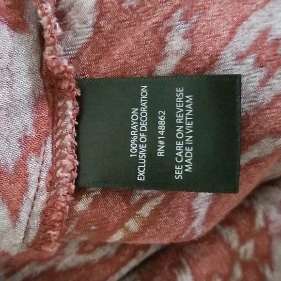 Torrid Ikat Tie-Waist Peasant Blouse - Picture 12 of 12